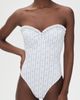 LoveShackFancy LoveShackFancy Brooksie Swimsuit Denim Sky - 2