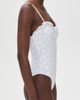 LoveShackFancy LoveShackFancy Brooksie Swimsuit Denim Sky - 4