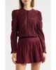 LoveShackFancy LoveShackFancy Casetta Lace Puff Shoulder Top - 1