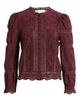 LoveShackFancy LoveShackFancy Casetta Lace Puff Shoulder Top - 5