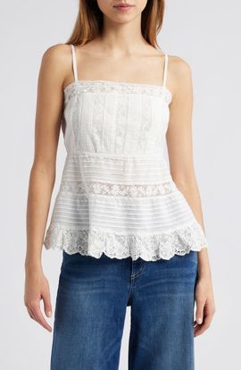 LoveShackFancy LoveShackFancy Charlieann Lace Camisole