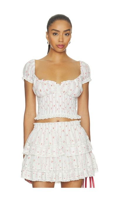 LoveShackFancy LoveShackFancy Daini Top