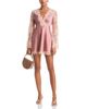 Loveshackfancy LoveShackFancy Dawselle Lace Trim Mini Dress - 2