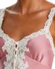 Loveshackfancy LoveShackFancy Effy Lace Trim Satin Top - 4