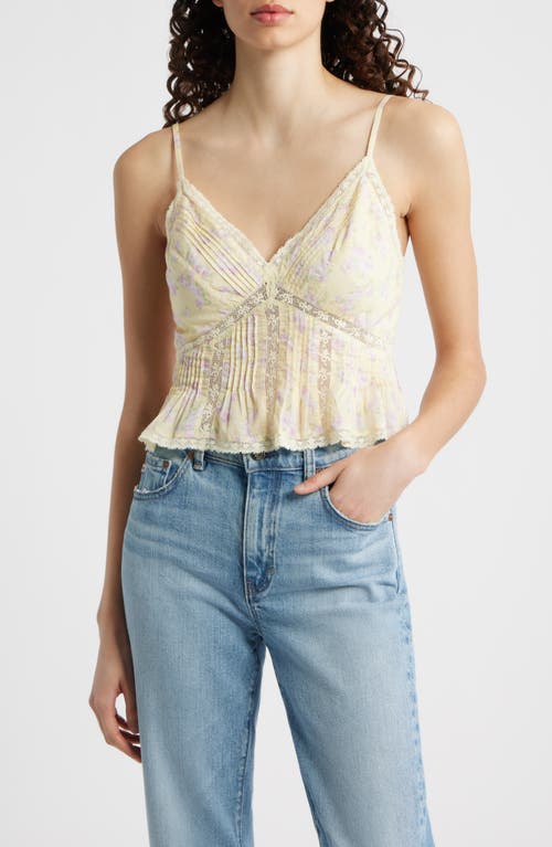 LoveShackFancy LoveShackFancy Elsette Lace & Ruffle Camisole