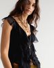 LoveShackFancy LoveShackFancy Elvareen Silk Ruffle Top - 4