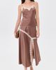 LoveShackFancy LoveShackFancy Emmabelle Skirt Mocha - 5