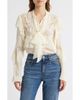 LoveShackFancy LoveShackFancy Farah Ruffle Detail Button-Up Shirt - 1