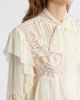 LoveShackFancy LoveShackFancy Farah Ruffle Detail Button-Up Shirt - 4