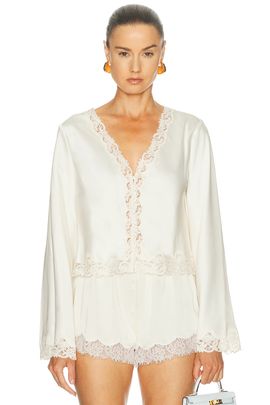 LoveShackFancy LoveShackFancy Fioretta Top