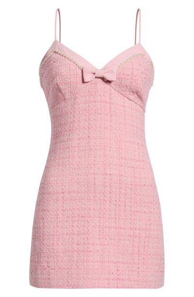 LoveShackFancy LoveShackFancy Florencio Sleeveless Tweed Minidress