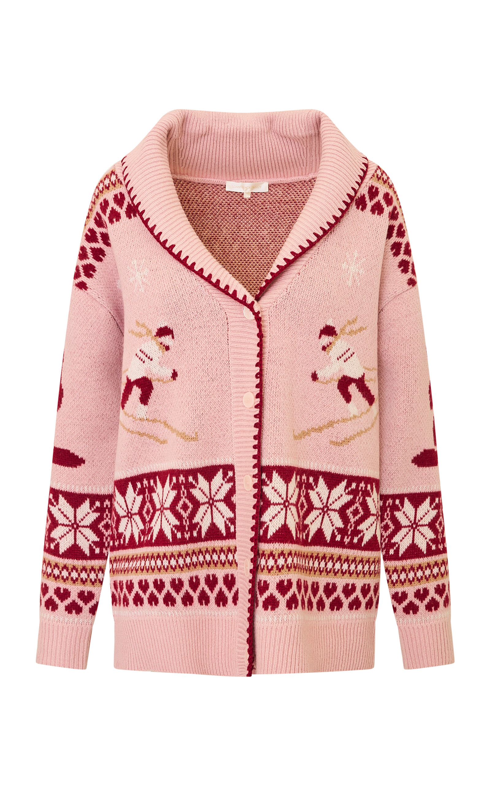 LoveShackFancy LoveShackFancy Frelle Wool Cardigan