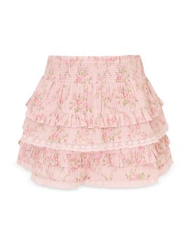 Loveshackfancy LoveShackFancy Girls' Billie Tween Ruffled Skirt