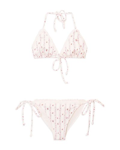 Loveshackfancy LoveShackFancy Girls' Dannie Tween Two Piece Swimsuit