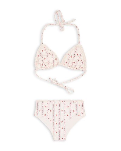 Loveshackfancy LoveShackFancy Girls' Finnie Two Piece Swimsuit