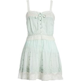 LoveShackFancy LoveShackFancy Hadlee Lace Minidress