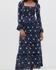 LoveShackFancy LoveShackFancy Ivelle Dress Inkwash - 2