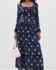 LoveShackFancy LoveShackFancy Ivelle Dress Inkwash - 5