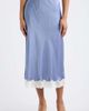 LoveShackFancy LoveShackFancy Janella Silk Blend Midi Skirt - 1