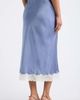 LoveShackFancy LoveShackFancy Janella Silk Blend Midi Skirt - 2