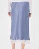 LoveShackFancy LoveShackFancy Janella Skirt Weathered Blue - 3