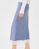 LoveShackFancy LoveShackFancy Janella Skirt Weathered Blue - 4
