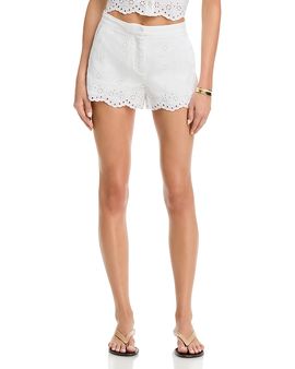 Loveshackfancy LoveShackFancy Jodine Eyelet Shorts
