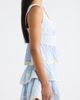 LoveShackFancy LoveShackFancy Kaelin Lace Trim Ruffle Sleeveless Top - 3
