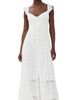 LoveShackFancy LoveShackFancy Kailette Dress Optic White - 1