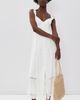 LoveShackFancy LoveShackFancy Kailette Dress Optic White - 5