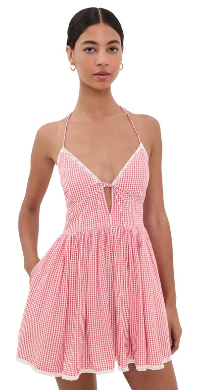 LoveShackFancy LoveShackFancy Khloe Dress BERRY BRAMBLE