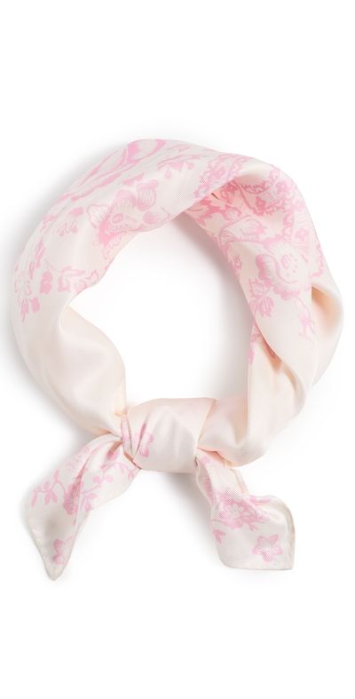 LoveShackFancy LoveShackFancy Labrina Head Scarf Ivory Heirloom One