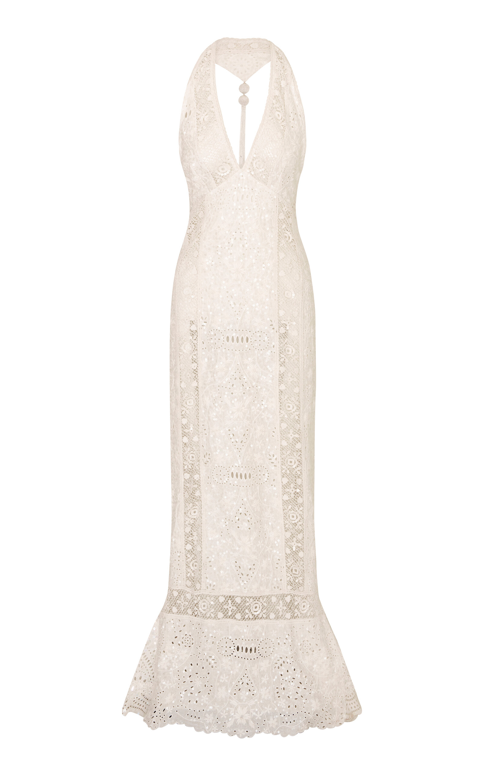 LoveShackFancy LoveShackFancy Lilabelle Cotton Maxi Dress