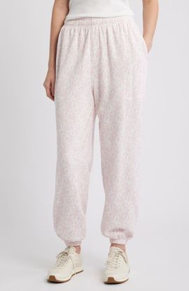 LoveShackFancy LoveShackFancy Lillia Ribbon Print Sweatpants