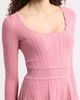 LoveShackFancy LoveShackFancy Lunelle Cable Knit Minidress - 4