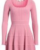 LoveShackFancy LoveShackFancy Lunelle Cable Knit Minidress - 5