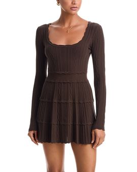 Loveshackfancy LoveShackFancy Lunelle Knit Mini Dress