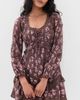LoveShackFancy LoveShackFancy Lysanthe Dress Chocolate Truffle - 2