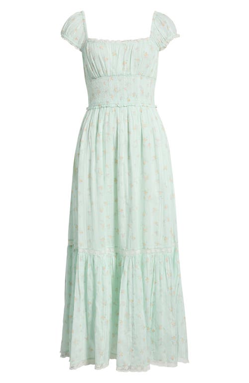 LoveShackFancy LoveShackFancy Lyssara Smocked Waist Maxi Dress
