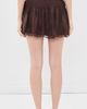LoveShackFancy LoveShackFancy Marais Silk Skirt Midnight Mocha - 3
