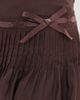 LoveShackFancy LoveShackFancy Marais Silk Skirt Midnight Mocha - 6