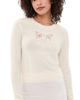 LoveShackFancy LoveShackFancy Mingley Sweater Cozy Ivory - 1