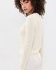LoveShackFancy LoveShackFancy Mingley Sweater Cozy Ivory - 4