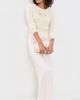 LoveShackFancy LoveShackFancy Mingley Sweater Cozy Ivory - 5