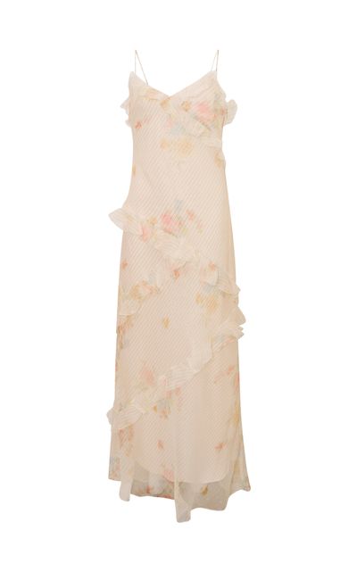 ruched waist dress Ruched Waist Maxi Dress  Third By Cee