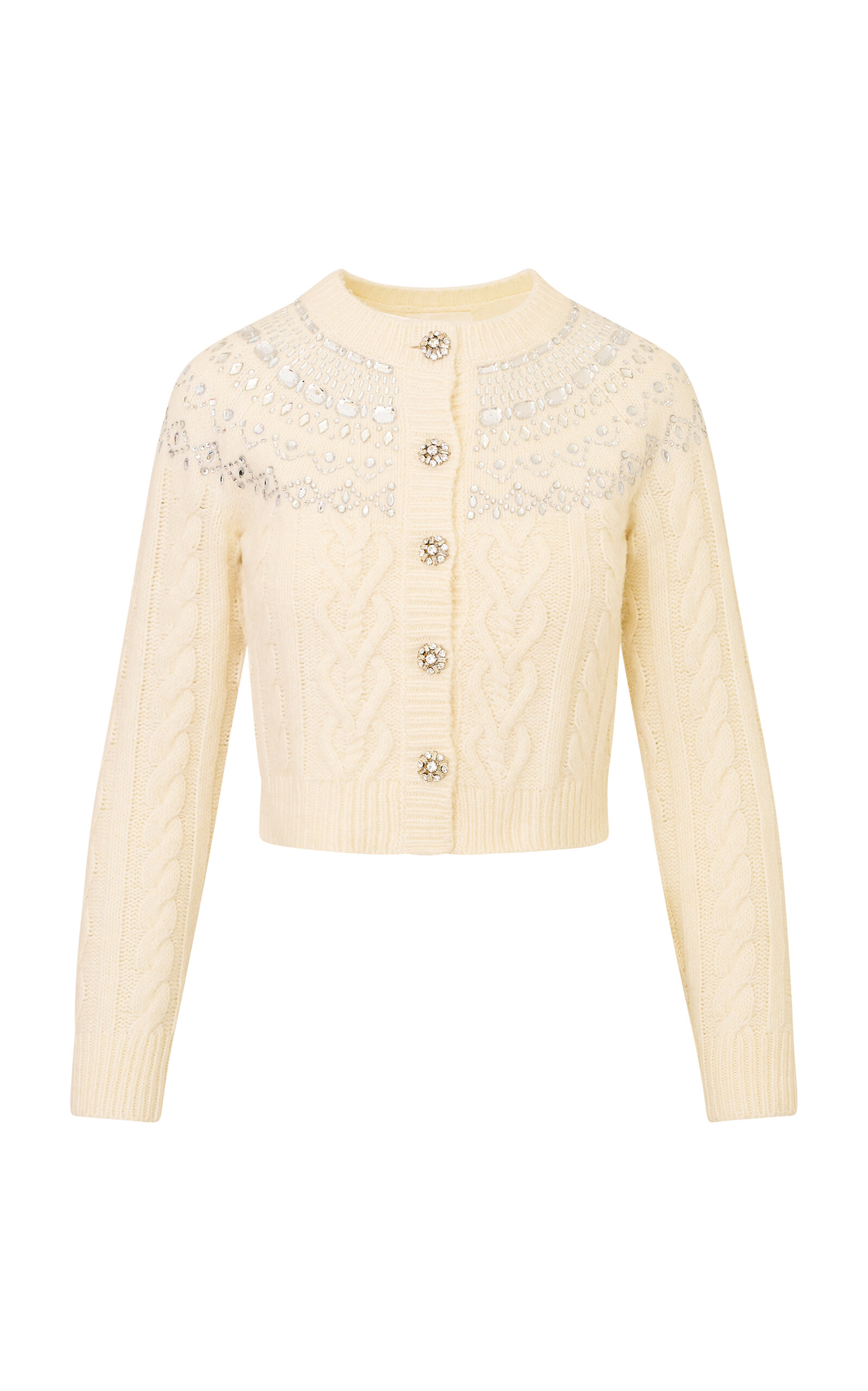 LoveShackFancy LoveShackFancy Mireille Sparkle Knit Cardigan