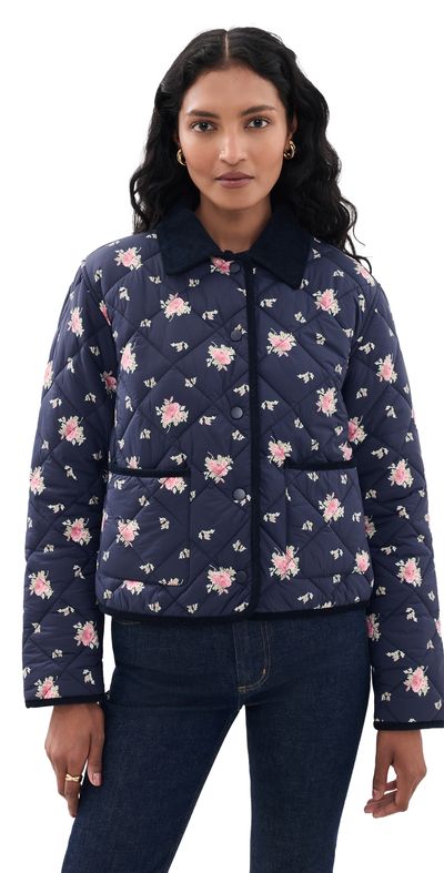 LoveShackFancy LoveShackFancy Norinda Jacket Inkwash