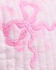 LoveShackFancy LoveShackFancy Octavia Quilted Bow Print Pouch BLUSHING BLONDE One - 4