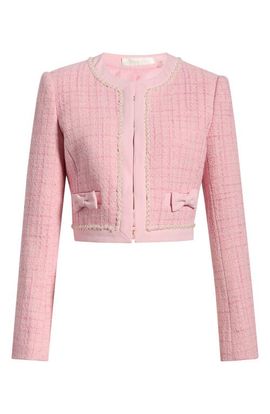 LoveShackFancy LoveShackFancy Ralphette Tweed Crop Jacket