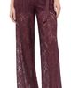 LoveShackFancy LoveShackFancy Riana Lace Pants Faded Merlot - 1